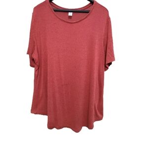 Old Navy Women's Short Sleeve Tee in Rust Red